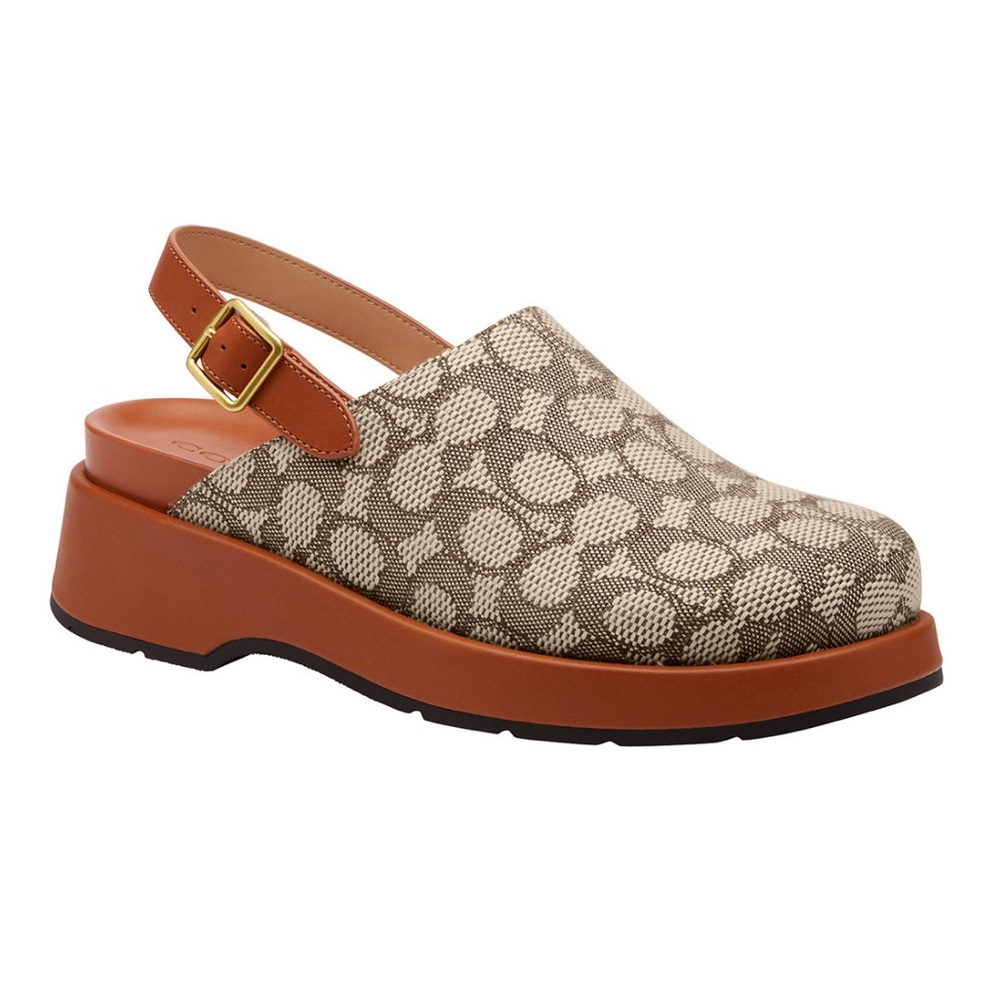 NWT COACH
Women's Sculpted C Signature Jacquard
Logo Platform Clogs - Picture 2 of 16